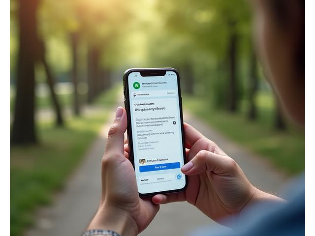 Smartphone displaying context-aware reminder notifications for a wellness app